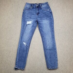 Altard State Jeans Womens 26 Blue Light Wash‎ Distressed High Rise Stretch